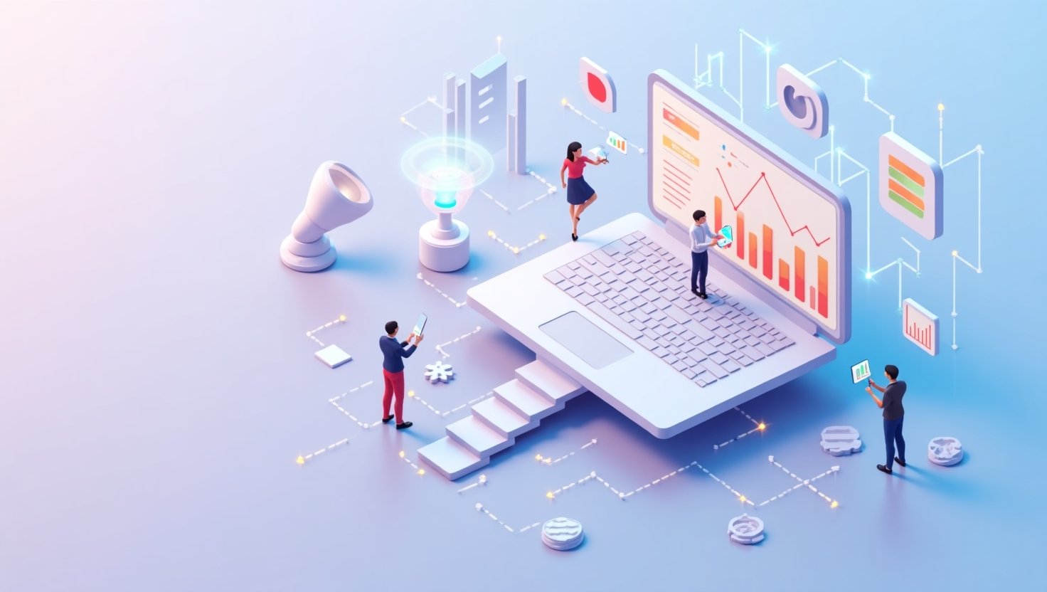 AI Roadmap Illustration