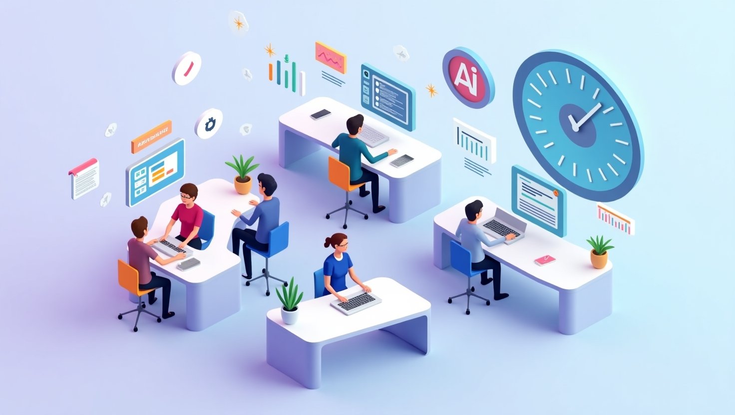 AI Roadmap Illustration