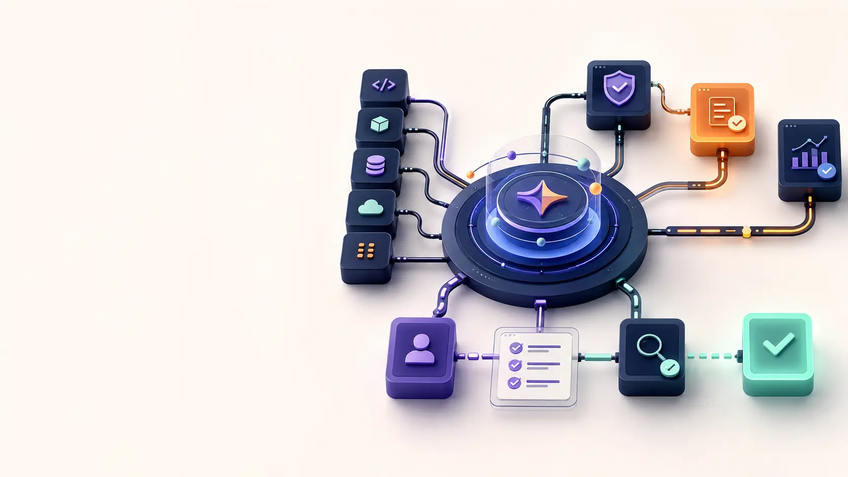 AI Automation system illustration