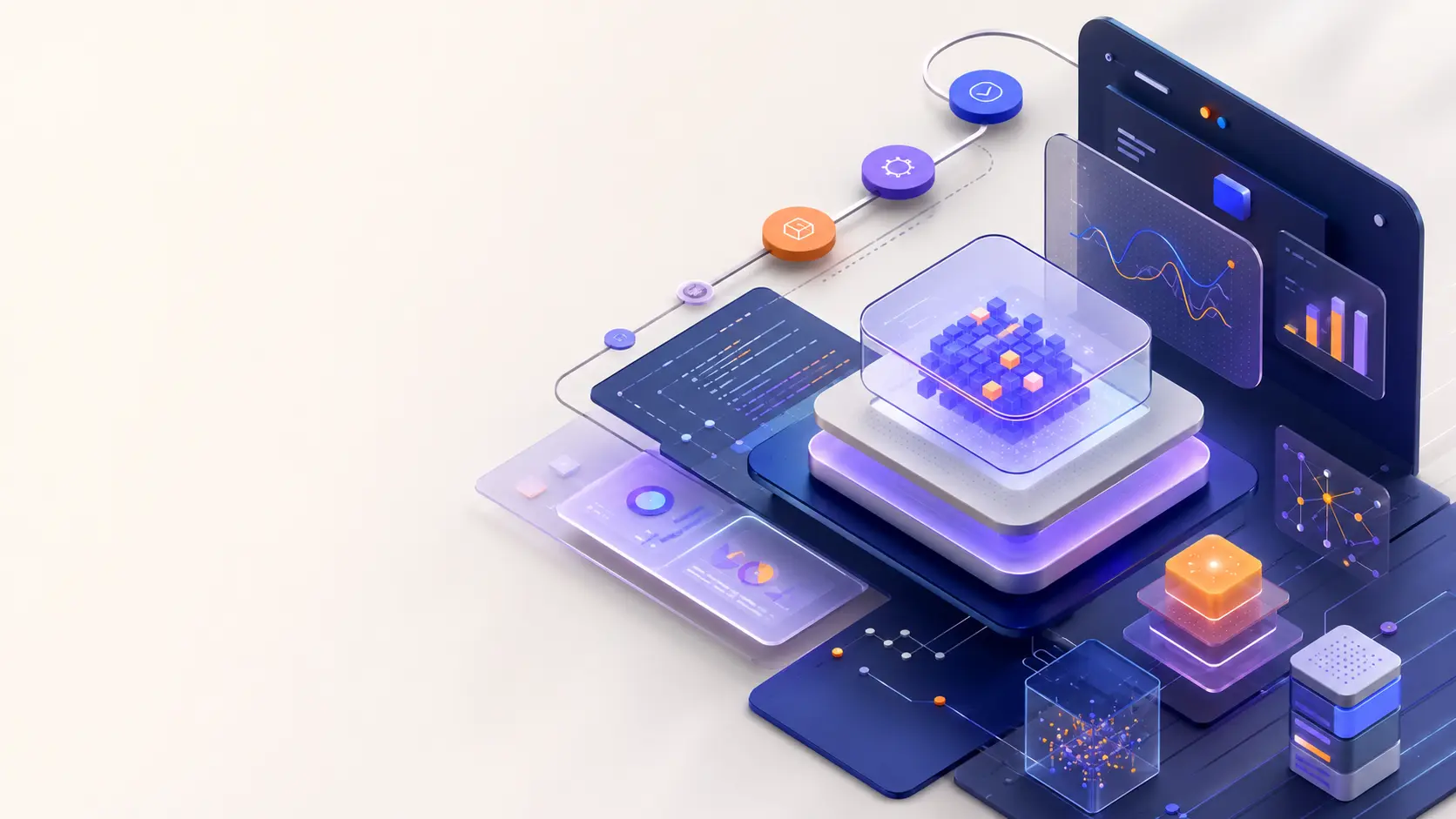 Custom AI Development system illustration
