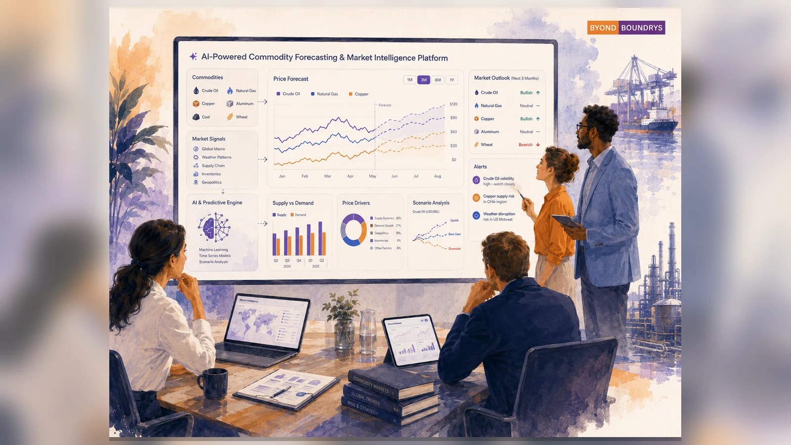 Commodity Forecasting & Market Intelligence case-study visual