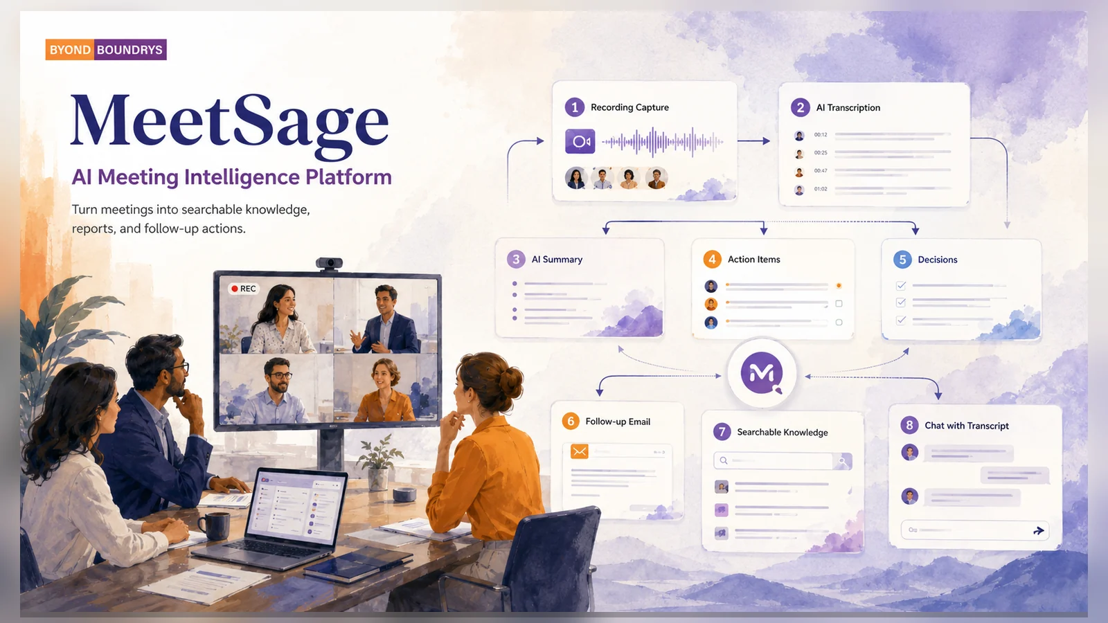 MeetSage case-study visual