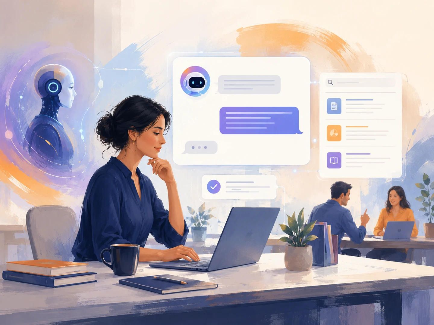 AI Chatbots & Knowledge Assistants illustration