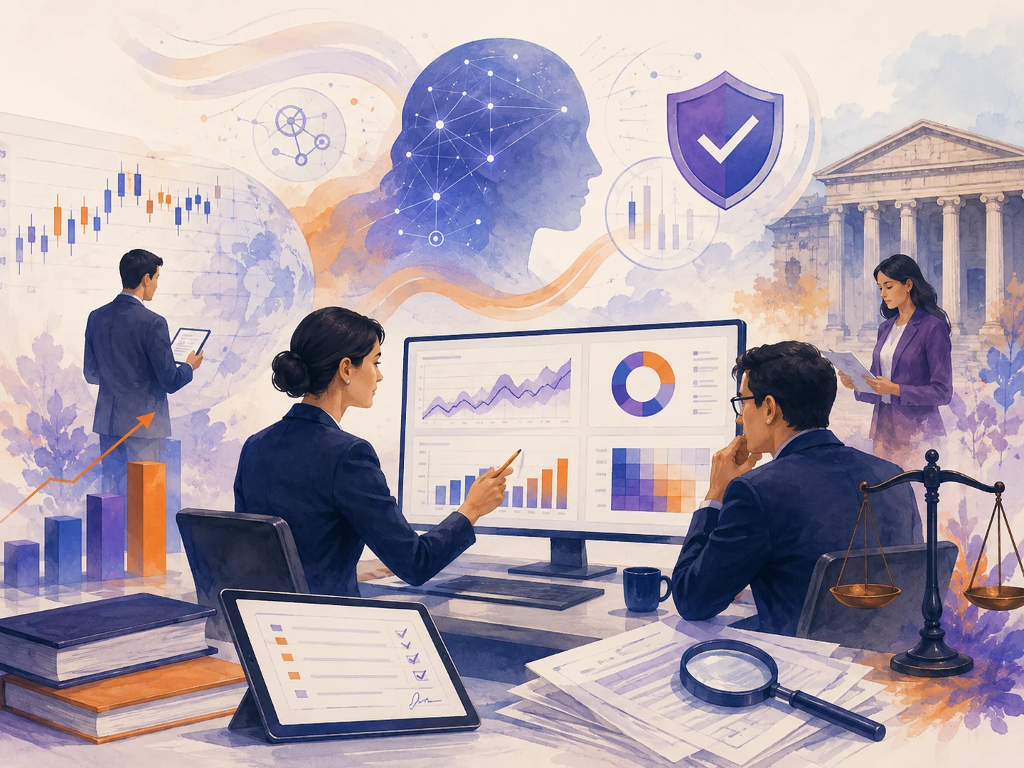 AI for Finance & Compliance illustration