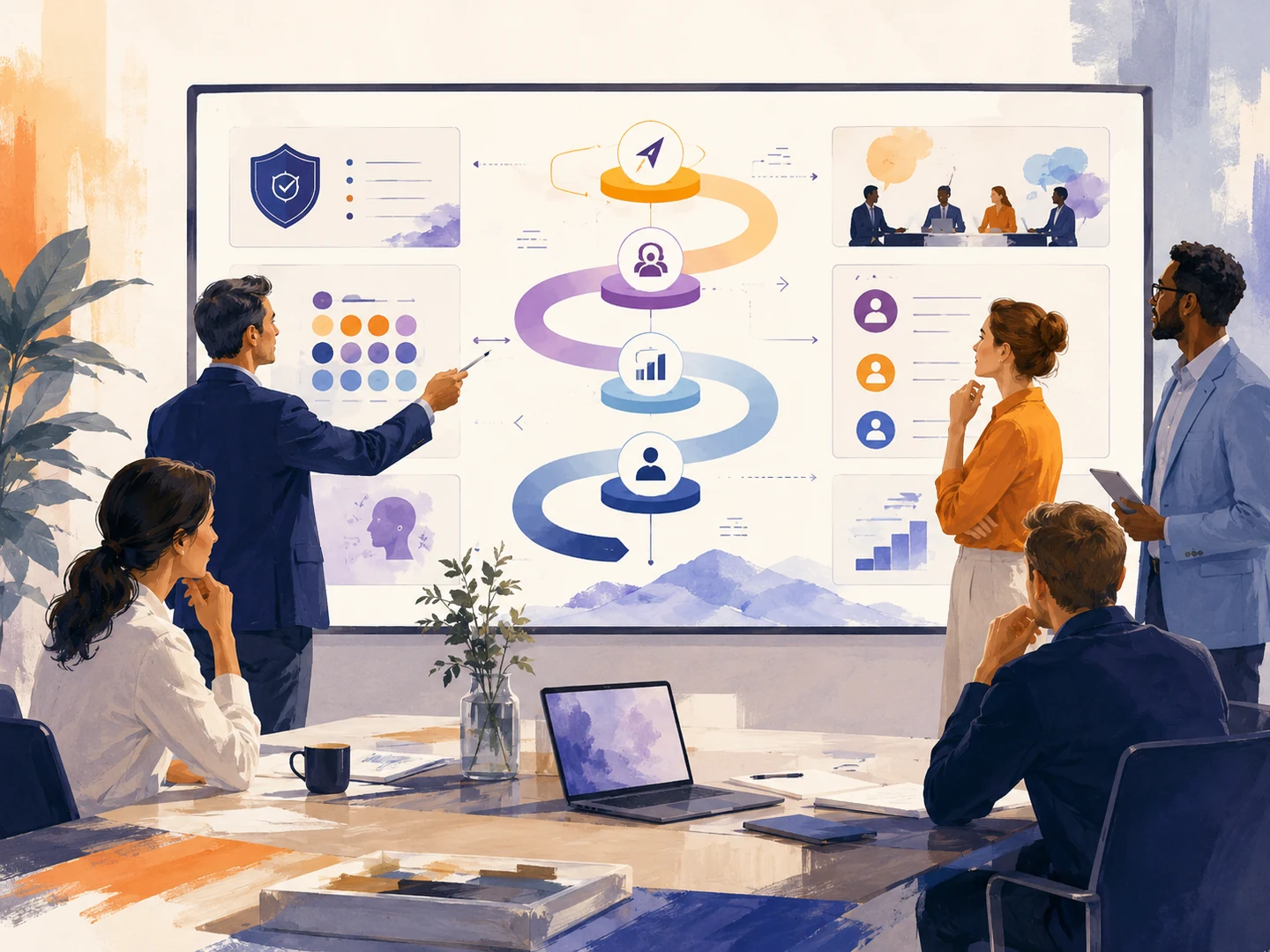 GenAI Strategy & Enablement illustration